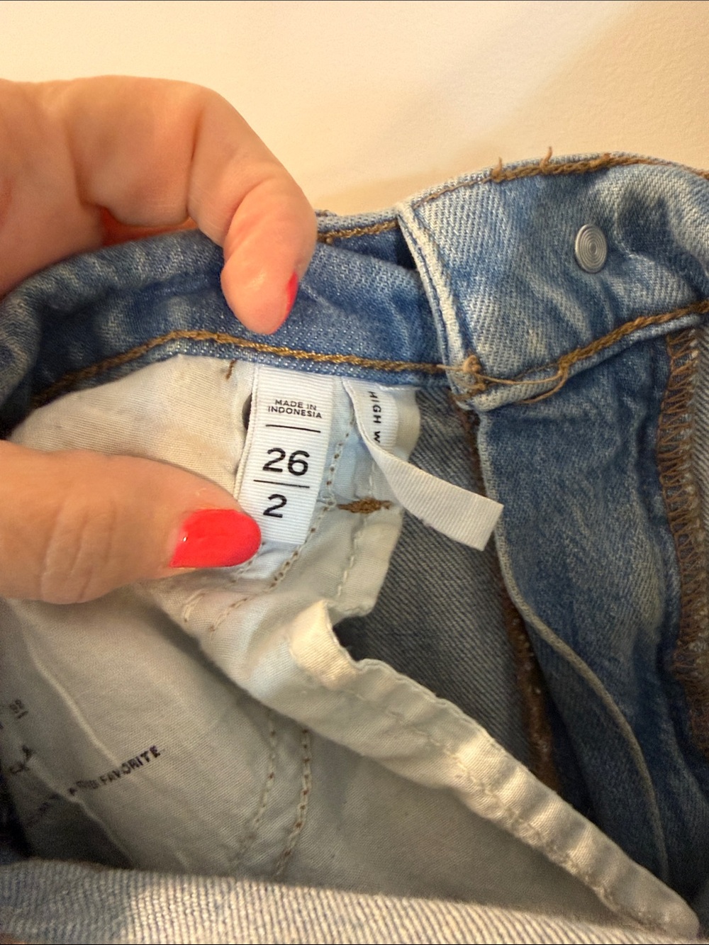 Loft distressed jeans size 26/2 - Picture 5 of 5